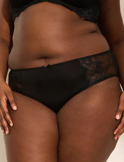 Crotchless Strappy-Back Hipster Panty