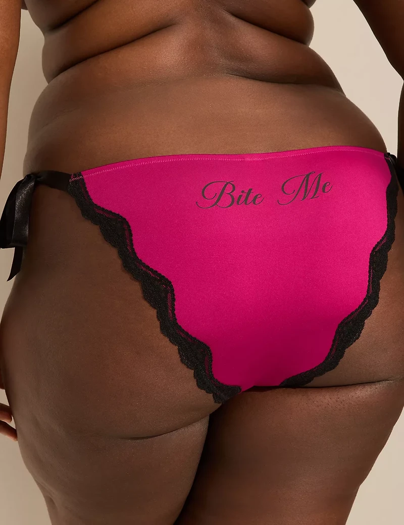 Ribbon Side-Tie Brazilian Panty