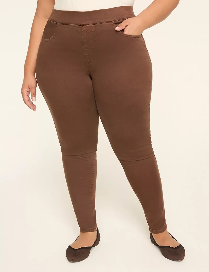 Pull-On Fit High-Rise Jegging
