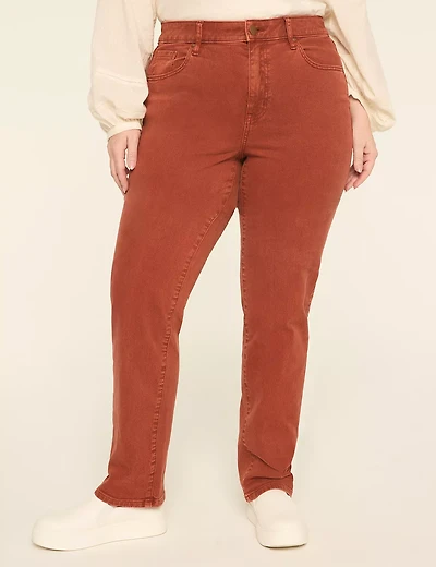 Signature Fit High-Rise Straight Leg Jean