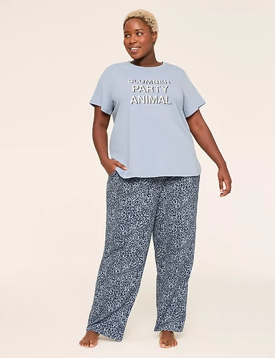Comfy Cotton Tee & Pant PJ Set