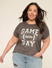 Foiled Game Day Graphic Tee