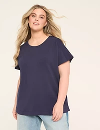 Journey Dolman-Sleeve Shirred-Shoulder Top