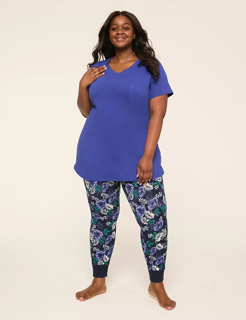 Comfy Cotton Tunic & Legging PJ Set