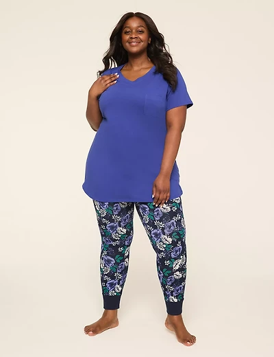 Comfy Cotton Tunic & Legging PJ Set