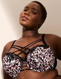 Strappy-Front Boost Balconette Bra