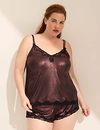 Seriously Sexy Foil Shimmer Cami & Short Set