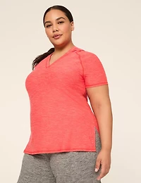 LIVI Soft Short-Sleeve Marl Hoodie