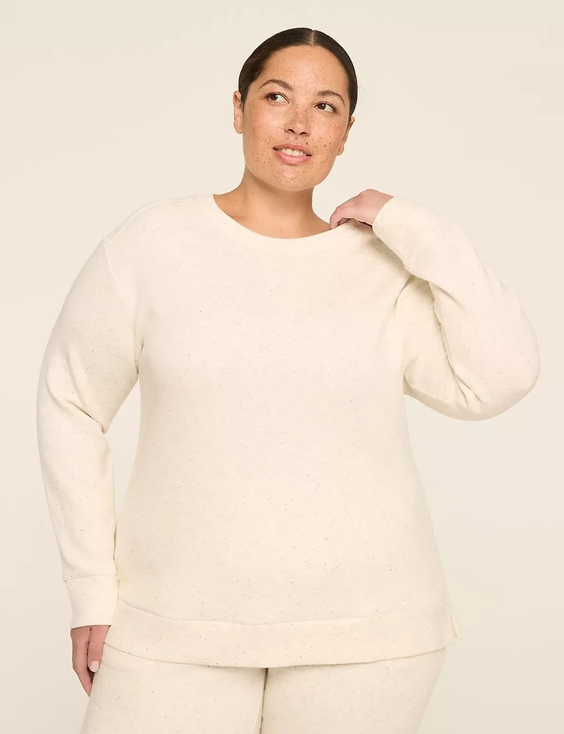 LIVI Speckled Journey Crew-Neck Sweatshirt