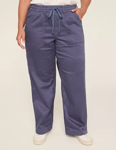 Pull-On Super-Soft Straight Leg Chino Pant