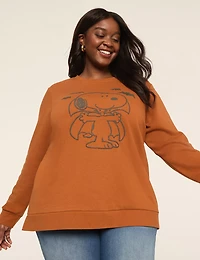 Snoopy Bats Graphic Sweatshirt