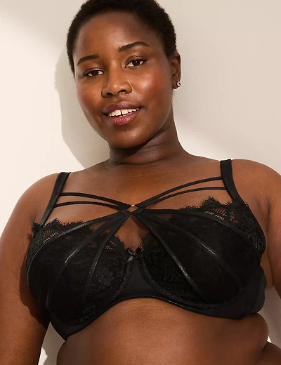Strappy French Balconette Bra