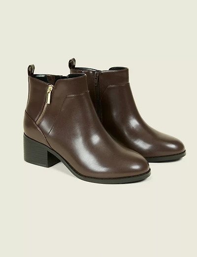 Dream Cloud Zipper Ankle Boot