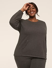 LIVI Crew-Neck French Terry Sweatshirt