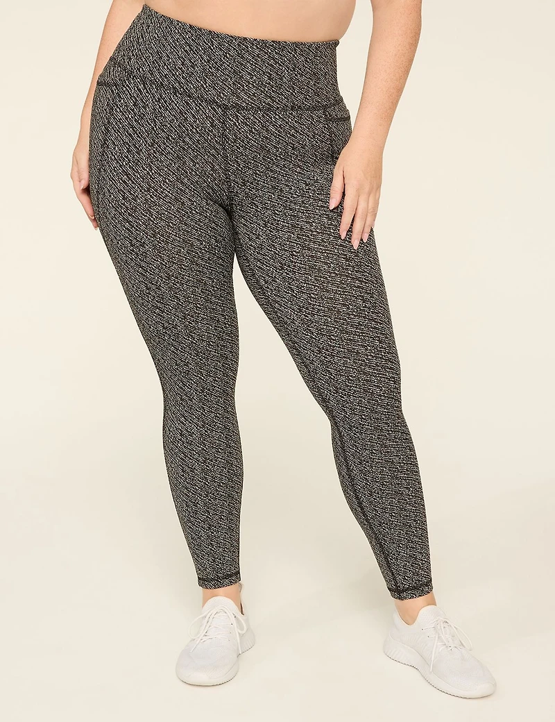 LIVI High-Rise Jacquard Knit 7/8 Legging