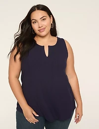 Rib Notch-Neck Tank