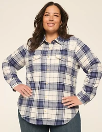 Long-Sleeve Snap-Front Western Shirt