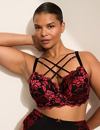 Strappy-Front Boost Balconette Bra
