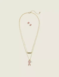 BCRF Necklace & Earring Set