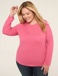 Sparkle Long-Sleeve Layering Tee