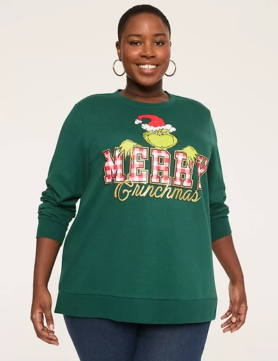 Grinch Merry Christmas Graphic Tee