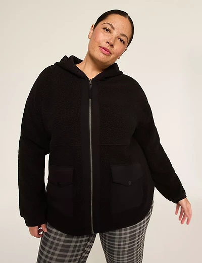 LIVI Sherpa Full-Zip Hooded Jacket