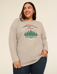 Clark's & Co Christmas Tree Farm Long-Sleeve Graphic Tee