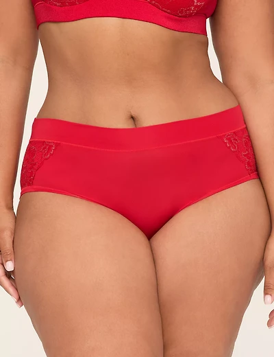 Comfort Bliss Lurex Lace Hipster Panty