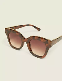 Stud Cateye Sunglasses