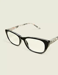 Glitter Accent Cateye Reading Glasses