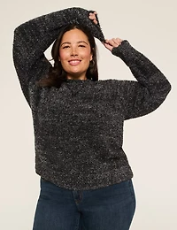 Crew-Neck Pullover Sweater