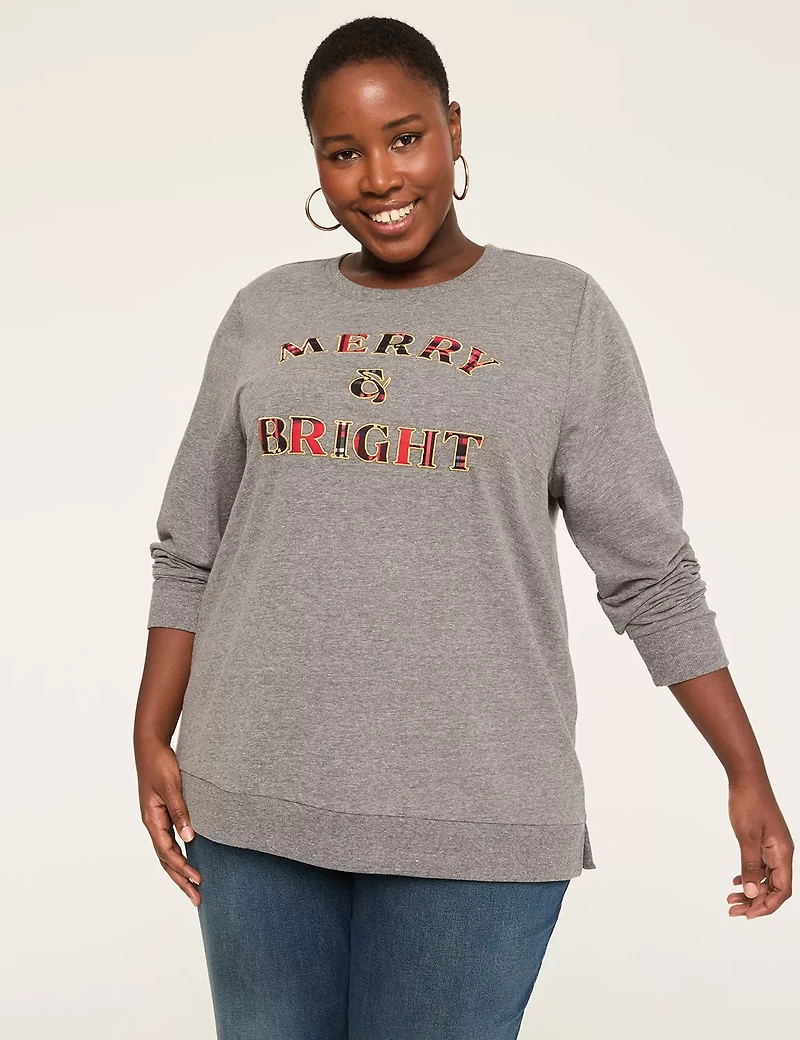 Merry & Bright Graphic Sweatshirt