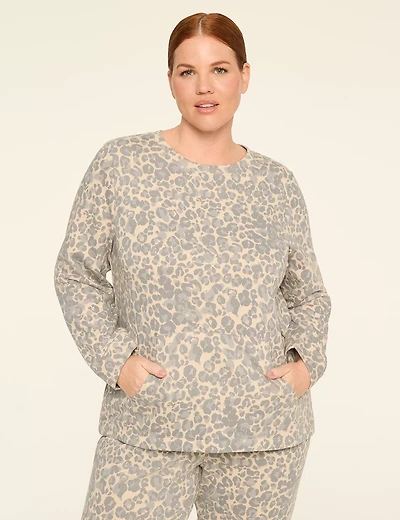 LIVI French Terry Crew-Neck Sweatshirt