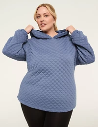 LIVI Long-Sleeve Quilted Hoodie
