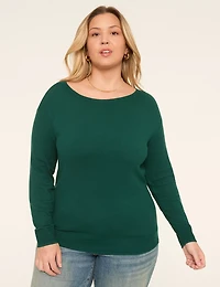 Boatneck Pullover Sweater