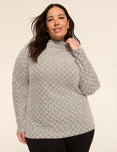 Mock-Boatneck Cozy Top