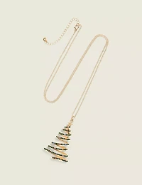 Holiday Whimsy Christmas Tree Pendant Necklace