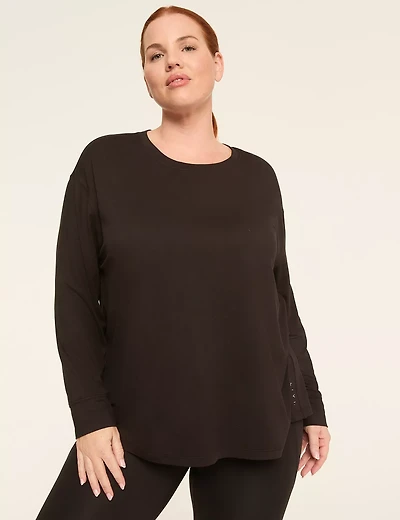 LIVI Soft Twist-Back Top