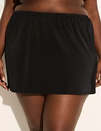 Long Side-Slit Swim Skirt