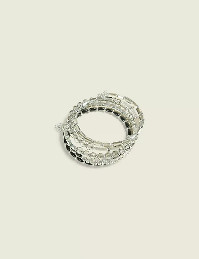 Grey & Black Slinky Bracelet