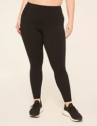 LIVI High-Rise Knit Fleece-Lined 7/8 Legging