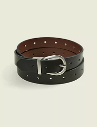 Reversible Oval Buckle Belt