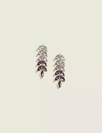 Purple Tones Drop Earring