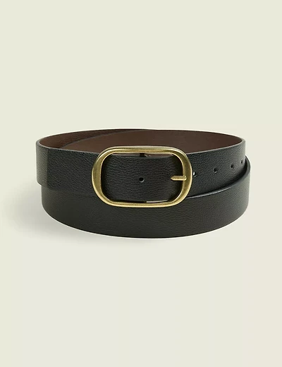 Reversible Rounded Buckle Belt