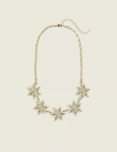 Snowflake Statement Necklace