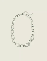 Pop Tab Pave Multi-Row Necklace