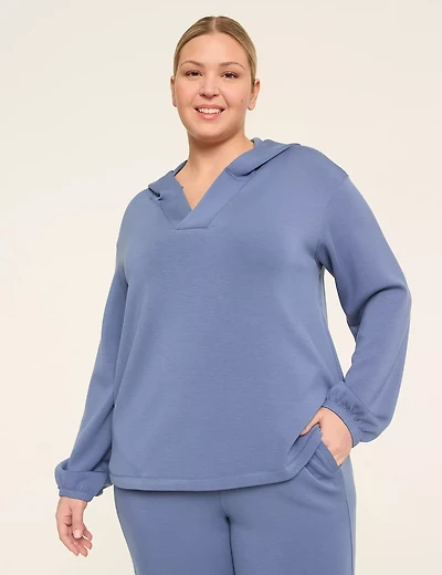 LIVI Long Sleeve V-Neck Journey Hoodie