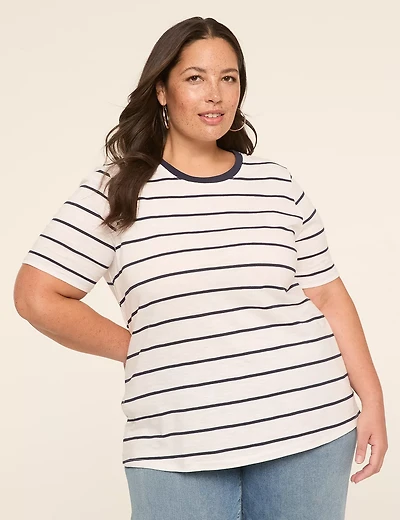 Perfect Sleeve Crew-Neck Tee