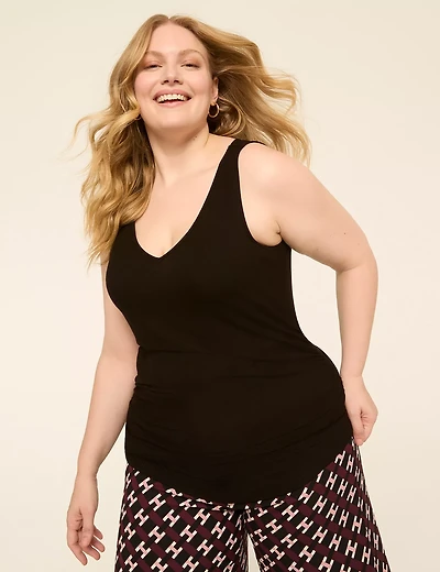 Sleeveless Side-Ruched Tank