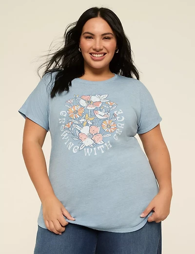 Growing With Grace Short-Sleeve Graphic Tee